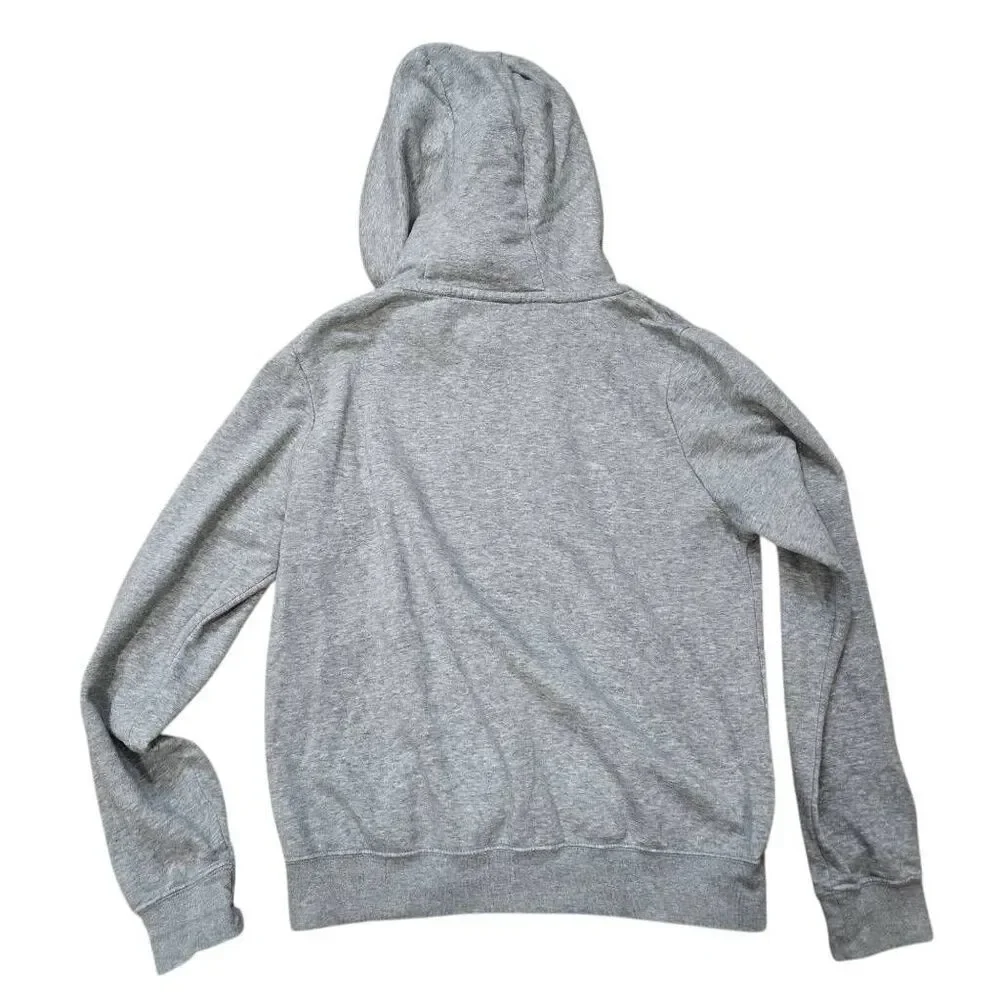 Nike Hoodie Women's Small Gray Funnel Neck Long Sleeve Pullover Gorpcore Stretch